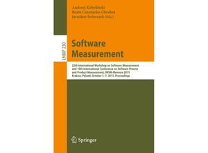 9783319242842 - Software Measurement Kartoniert (TB)