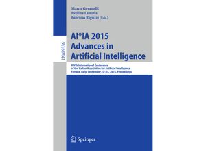 9783319243085 - AI*IA 2015 Advances in Artificial Intelligence Kartoniert (TB)