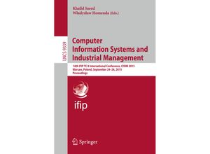 9783319243689 - Computer Information Systems and Industrial Management Kartoniert (TB)