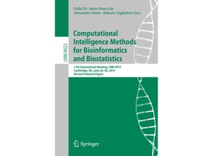 9783319244617 - Computational Intelligence Methods for Bioinformatics and Biostatistics Kartoniert (TB)