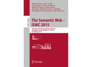 9783319250069 - The Semantic Web - ISWC 2015 Kartoniert (TB)