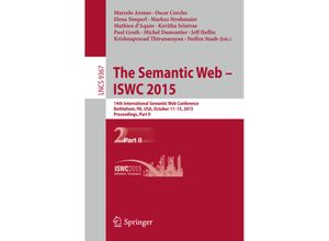 9783319250090 - The Semantic Web - ISWC 2015 Kartoniert (TB)