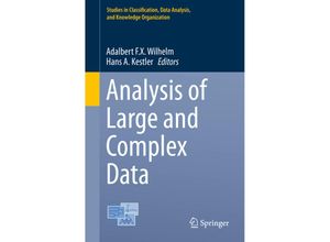 9783319252247 - Studies in Classification Data Analysis and Knowledge Organization   Analysis of Large and Complex Data Kartoniert (TB)