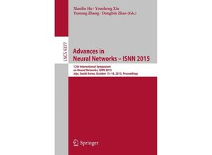 9783319253923 - Advances in Neural Networks - ISNN 2015 Kartoniert (TB)