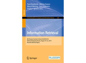 9783319254845 - Information Retrieval Kartoniert (TB)