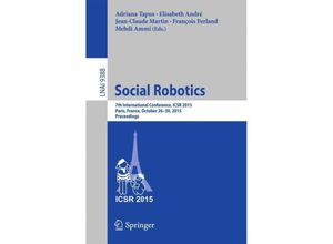 9783319255538 - Social Robotics Kartoniert (TB)