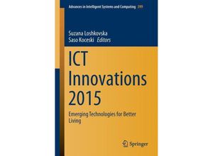 9783319257310 - ICT Innovations 2015 Kartoniert (TB)