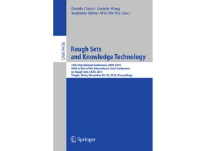 9783319257532 - Rough Sets and Knowledge Technology Kartoniert (TB)