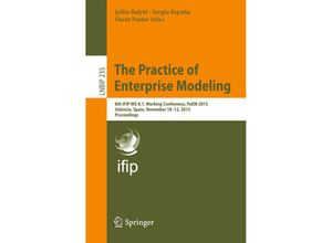 9783319258966 - The Practice of Enterprise Modeling Kartoniert (TB)