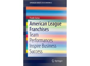 9783319259956 - SpringerBriefs in Economics   American League Franchises - Frank P Jozsa Jr Kartoniert (TB)