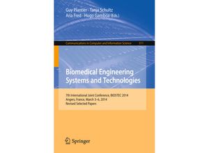 9783319261287 - Biomedical Engineering Systems and Technologies Kartoniert (TB)