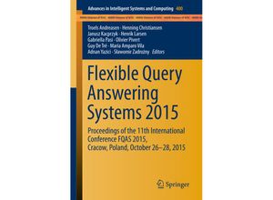 9783319261539 - Flexible Query Answering Systems 2015 Kartoniert (TB)