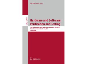 9783319262864 - Hardware and Software Verification and Testing Kartoniert (TB)