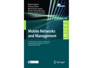 9783319269245 - Mobile Networks and Management Kartoniert (TB)