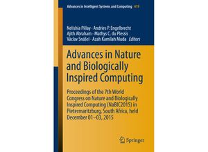 9783319273990 - Advances in Nature and Biologically Inspired Computing Kartoniert (TB)