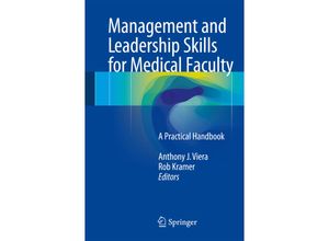 9783319277790 - Management and Leadership Skills for Medical Faculty Kartoniert (TB)