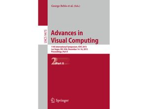 9783319278629 - Advances in Visual Computing Kartoniert (TB)