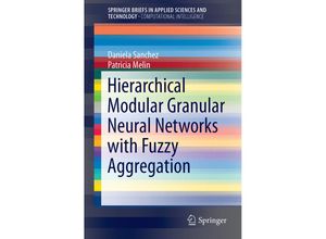 9783319288611 - SpringerBriefs in Applied Sciences and Technology   Hierarchical Modular Granular Neural Networks with Fuzzy Aggregation - Daniela Sanchez Patricia Melin Kartoniert (TB)