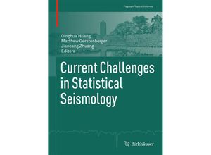 9783319289663 - Pageoph Topical Volumes   Current Challenges in Statistical Seismology Kartoniert (TB)