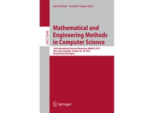 9783319298160 - Mathematical and Engineering Methods in Computer Science Kartoniert (TB)