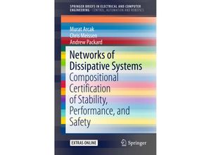 9783319299273 - SpringerBriefs in Electrical and Computer Engineering   Networks of Dissipative Systems - Murat Arcak Chris Meissen Andrew Packard Kartoniert (TB)