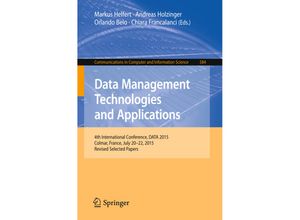 9783319301617 - Data Management Technologies and Applications Kartoniert (TB) 9783319301617 - Data Management Technologies and Applications Kartoniert (TB)
