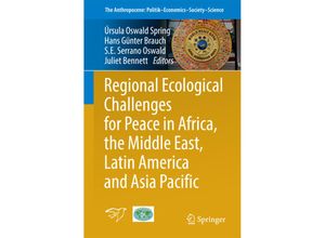 9783319305592 - Regional Ecological Challenges for Peace in Africa the Middle East Latin America and Asia Pacific Kartoniert (TB)