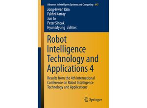 9783319312910 - Robot Intelligence Technology and Applications 4 Kartoniert (TB)