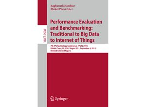 9783319314082 - Performance Evaluation and Benchmarking Traditional to Big Data to Internet of Things Kartoniert (TB)