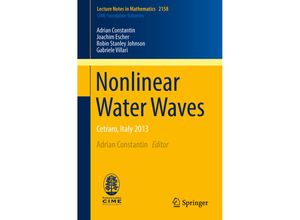 9783319314617 - Nonlinear Water Waves - Adrian Constantin Joachim Escher Robin Stanley Johnson Gabriele Villari Kartoniert (TB)