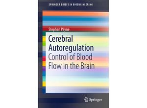 9783319317830 - SpringerBriefs in Bioengineering   Cerebral Autoregulation - Stephen Payne Kartoniert (TB)