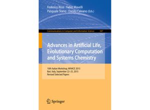 9783319326948 - Advances in Artificial Life Evolutionary Computation and Systems Chemistry Kartoniert (TB)