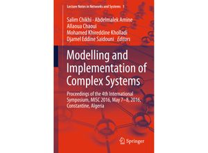 9783319334097 - Modelling and Implementation of Complex Systems Kartoniert (TB)