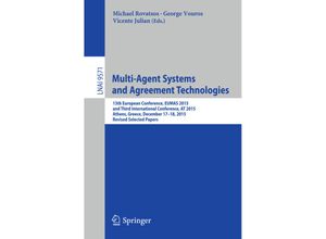 9783319335087 - Multi-Agent Systems and Agreement Technologies Kartoniert (TB)