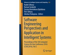 9783319336206 - Software Engineering Perspectives and Application in Intelligent Systems Kartoniert (TB)