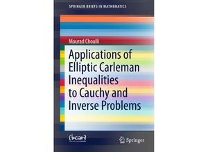 9783319336411 - SpringerBriefs in Mathematics   Applications of Elliptic Carleman Inequalities to Cauchy and Inverse Problems - Mourad Choulli Kartoniert (TB)