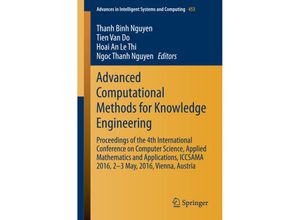 9783319388830 - Advanced Computational Methods for Knowledge Engineering Kartoniert (TB)