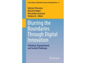 9783319389738 - Blurring the Boundaries Through Digital Innovation Kartoniert (TB)