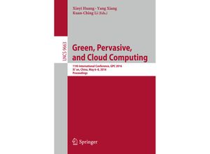 9783319390765 - Green Pervasive and Cloud Computing Kartoniert (TB)