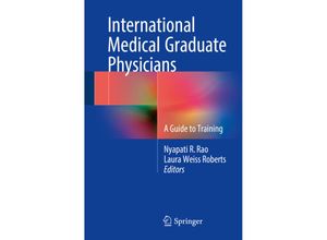 9783319394589 - International Medical Graduate Physicians Kartoniert (TB)