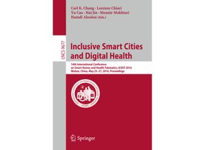 9783319396002 - Inclusive Smart Cities and Digital Health Kartoniert (TB)