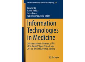 9783319397955 - Information Technologies in Medicine Kartoniert (TB)