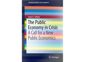 9783319404868 - SpringerBriefs in Economics   The Public Economy in Crisis - June A Sekera Kartoniert (TB)