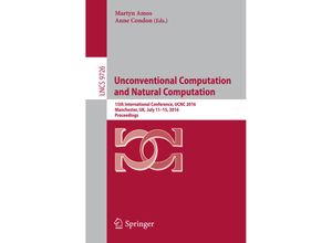 9783319413112 - Unconventional Computation and Natural Computation Kartoniert (TB)