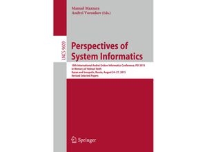 9783319415789 - Perspectives of System Informatics Kartoniert (TB)