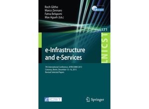 9783319436951 - e-Infrastructure and e-Services Kartoniert (TB)