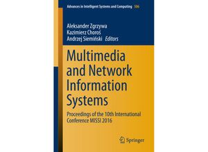 9783319439815 - Multimedia and Network Information Systems Kartoniert (TB)