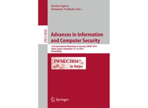 9783319445236 - Advances in Information and Computer Security Kartoniert (TB)