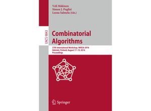 9783319445427 - Combinatorial Algorithms Kartoniert (TB)