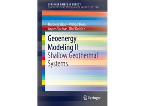 9783319450551 - SpringerBriefs in Energy   Geoenergy Modeling II - Haibing Shao Philipp Hein Agnes Sachse Olaf Kolditz Kartoniert (TB)